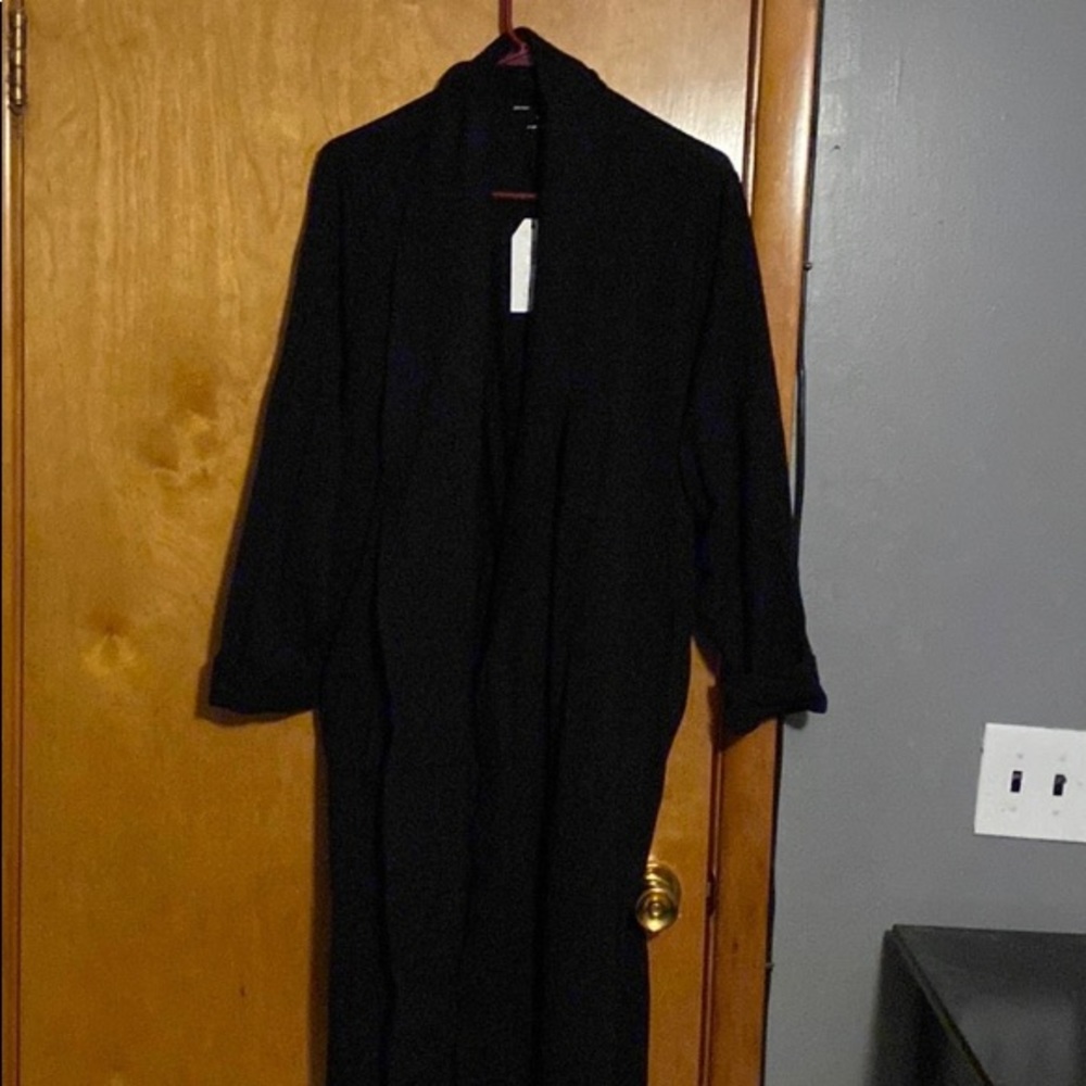 Universal Standard Rachele Lounge Robe Black